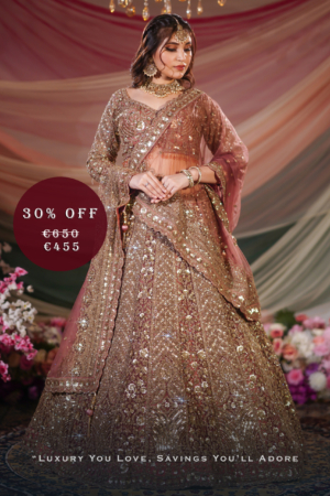 Dusky Rose Luxe Lehenga
