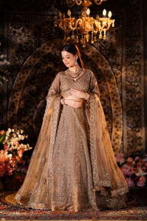 Golden Ember Lehenga