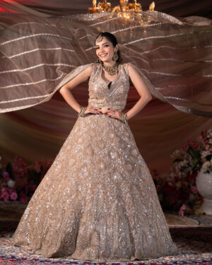 Royal Scarlet Bridal Lehenga Set