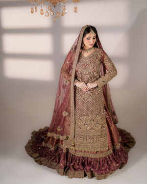 Vintage Rose Bridal Lehenga