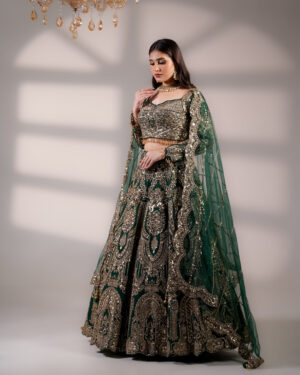 Emerald Empress Bridal Lehenga